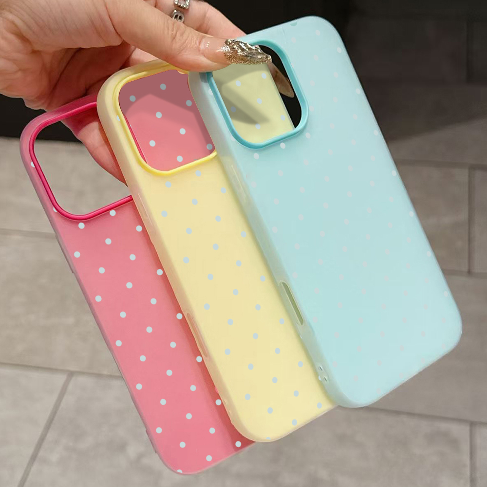 Cover Morbida Adorabile a Pois - Phone Cases For Iphone 16 recensione e prezzo